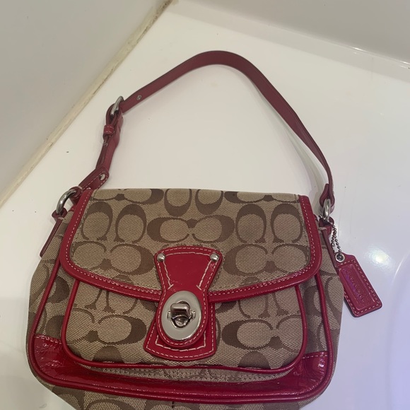 Coach Handbags - COPY - Red Coach purse